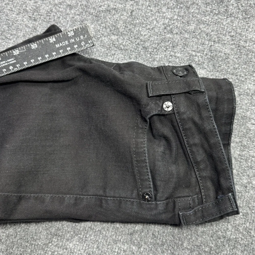 True Religion Stella Skinny Jeans Womens 28 Black Y2K Streetwear Retro